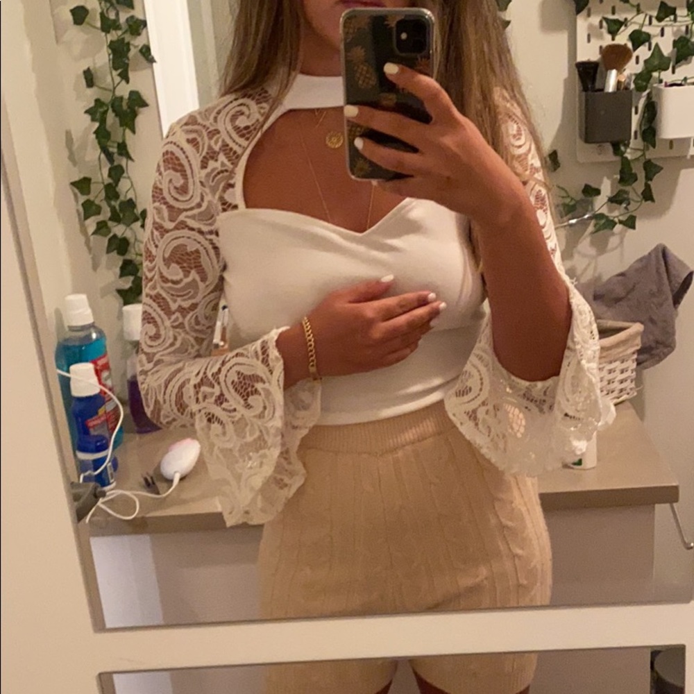Beautiful white body top